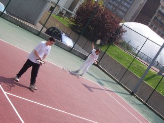 Bertrand et Dorothe,  1 point de la qualification en 1/2 finale